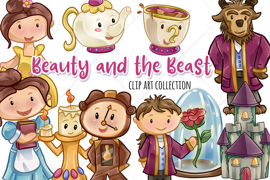 Beauty and the Beast Collection in Illustrations - product preview 8