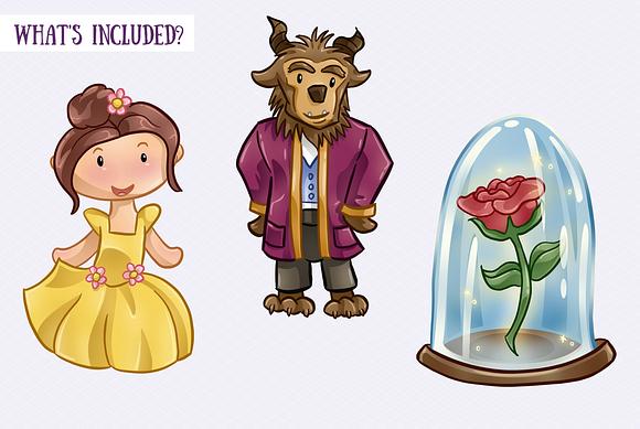 Beauty and the Beast Collection in Illustrations - product preview 1