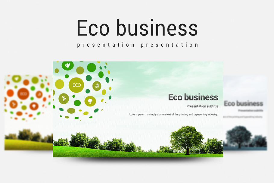 Eco Business in PowerPoint Templates - product preview 8