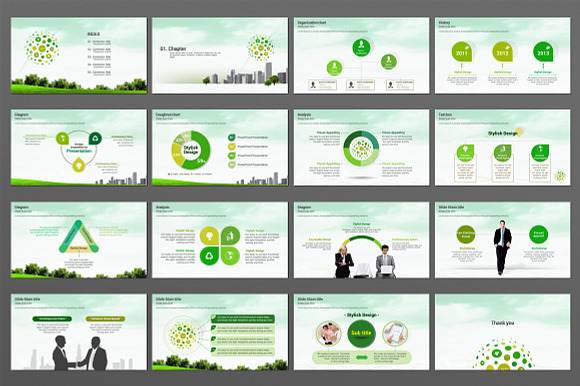 Eco Business in PowerPoint Templates - product preview 1