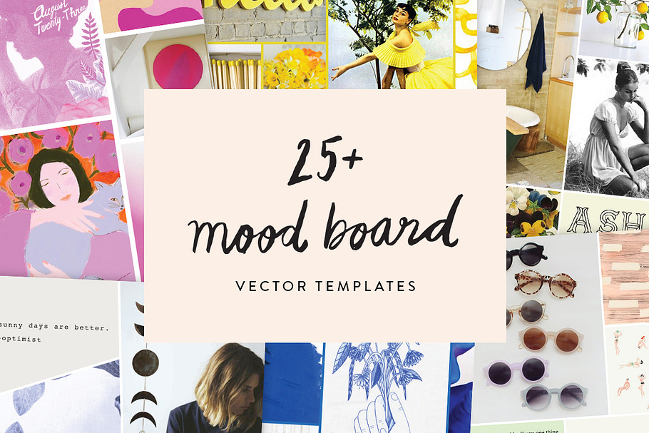 25+ Mood Board Vector Templates in Branding Mockups - product preview 8