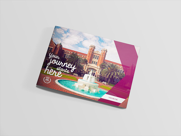 A4 University Viewbook Template in Magazine Templates - product preview 2