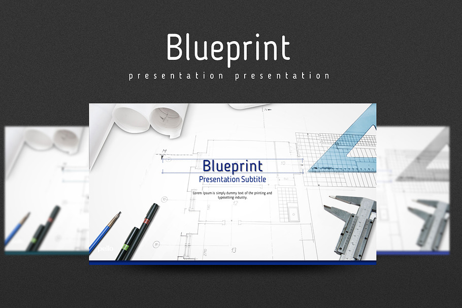 Blueprint in PowerPoint Templates - product preview 8