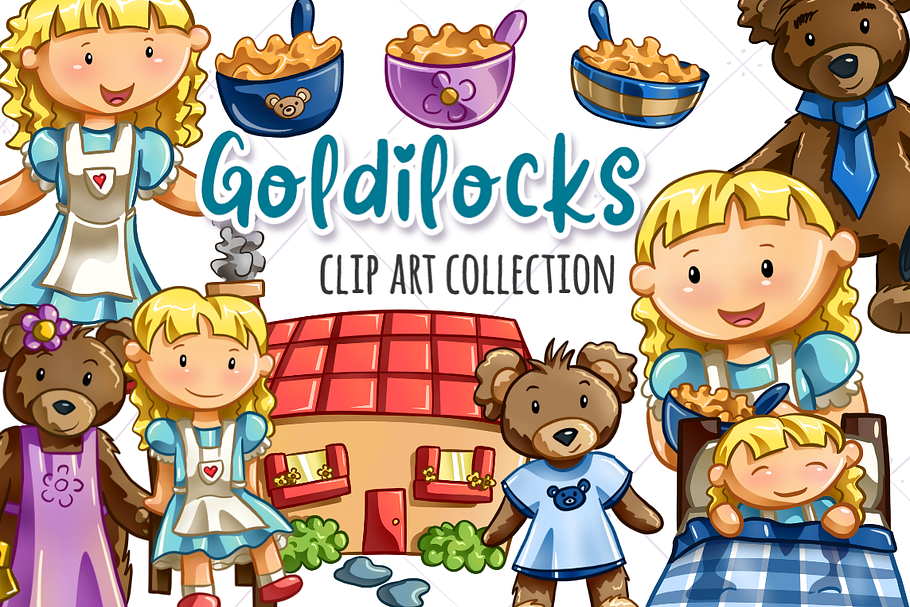 Goldilocks Clip Art Collection