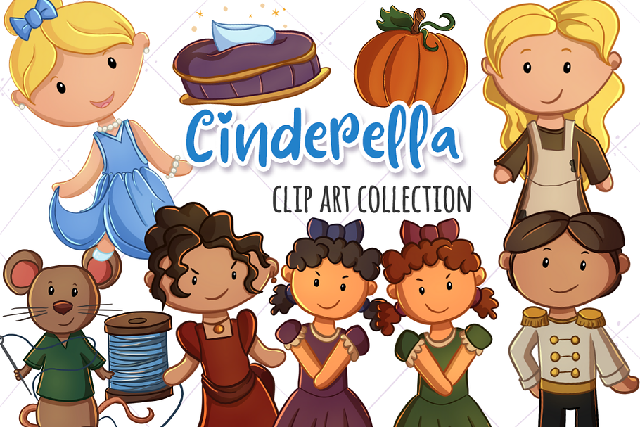 Cinderella Clip Art Collection