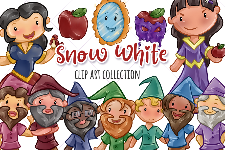 Snow White Clip Art Collection