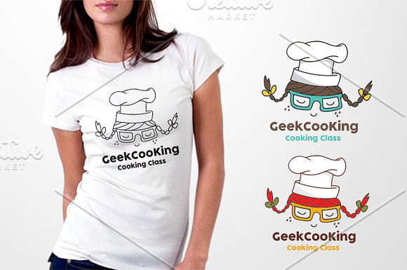 Cooking Geek Logo in Templates - product preview 1