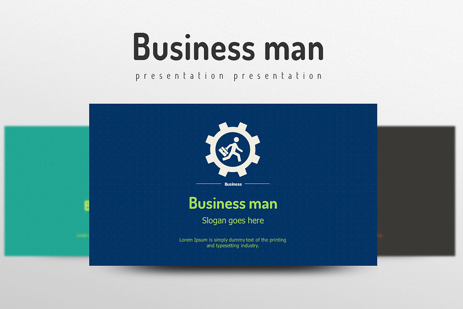 Business Man in PowerPoint Templates - product preview 8