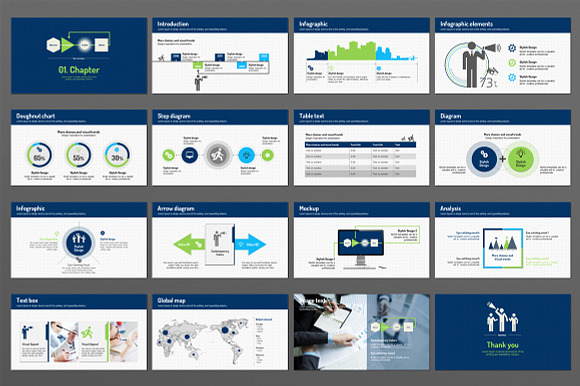 Business Man in PowerPoint Templates - product preview 1
