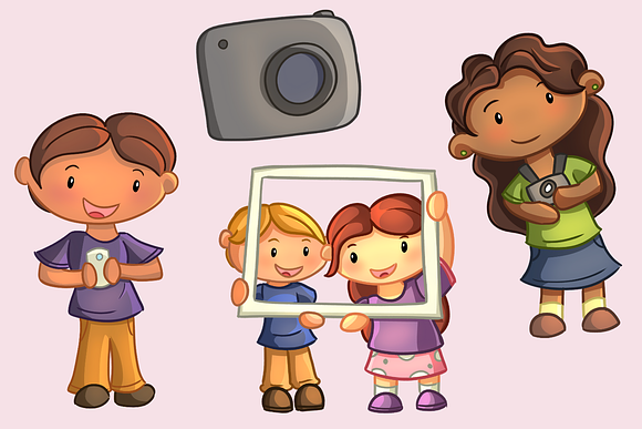 Cute Photography Clip Art in Illustrations - product preview 2