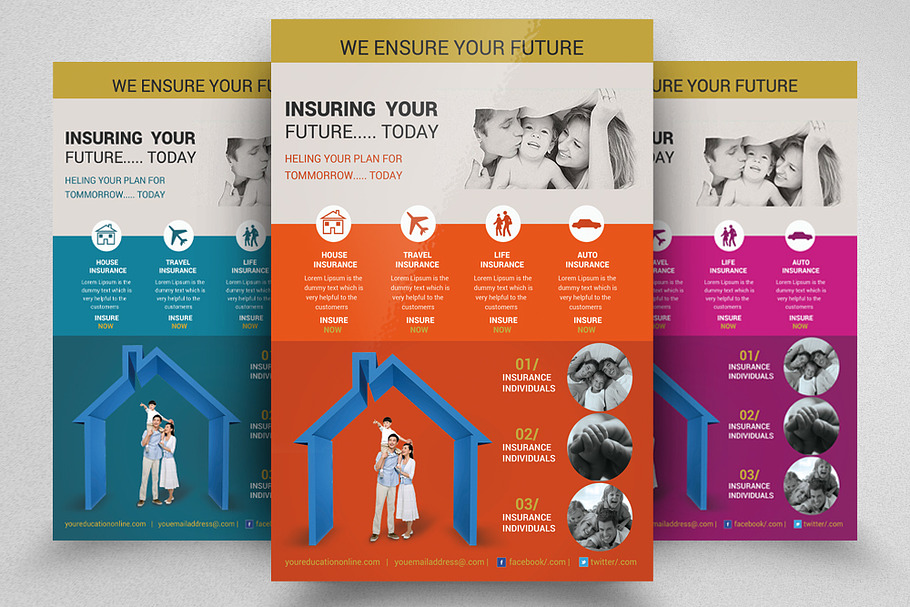 Insurance Flyer Template in Flyer Templates - product preview 8