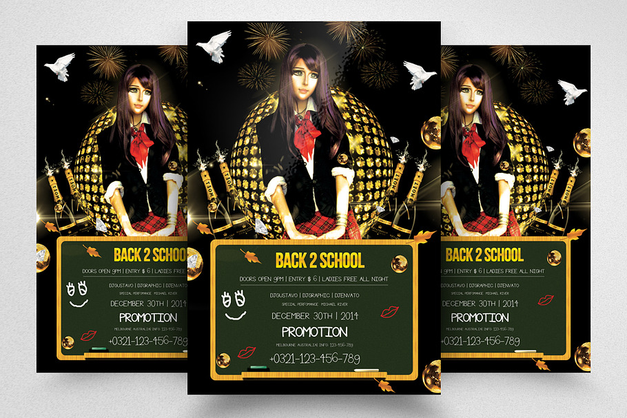 Back to School Flyer Template in Flyer Templates - product preview 8
