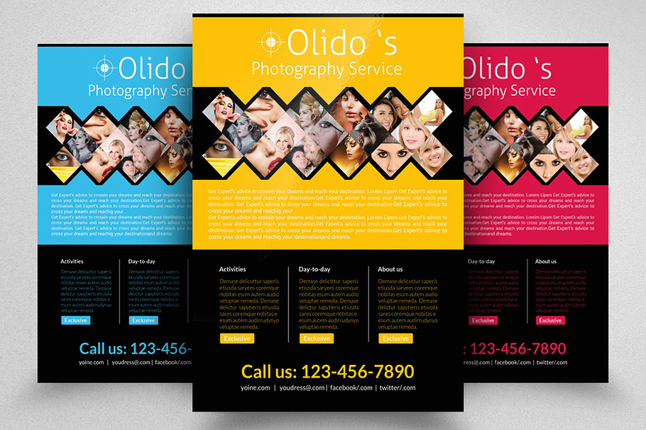 Photography Flyer Template in Flyer Templates - product preview 8