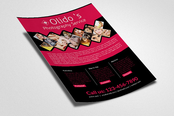 Photography Flyer Template in Flyer Templates - product preview 2