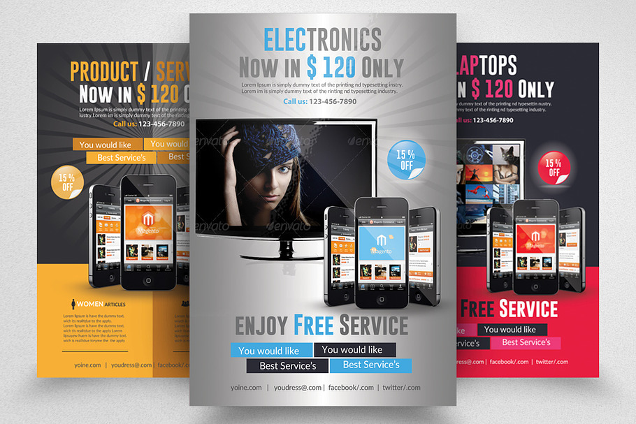 Product Flyer Template in Flyer Templates - product preview 8