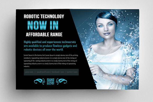 Robot & Gadget Repair Flyer in Flyer Templates - product preview 1