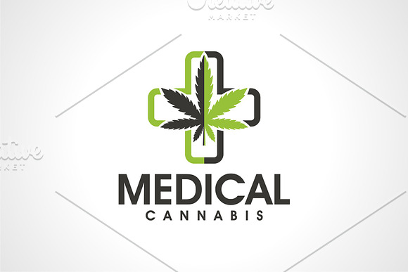 Medical Cannabis in Logo Templates - product preview 1