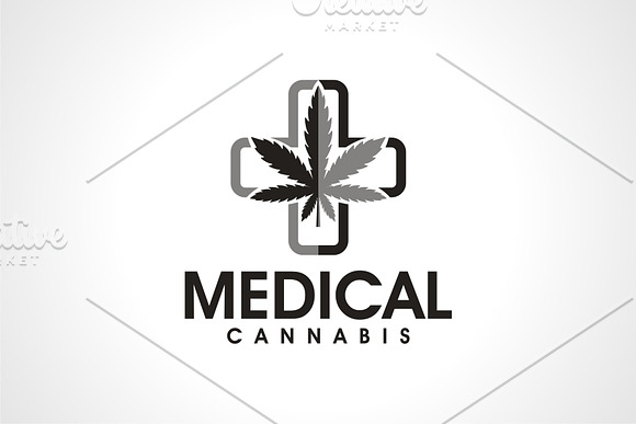 Medical Cannabis in Logo Templates - product preview 2