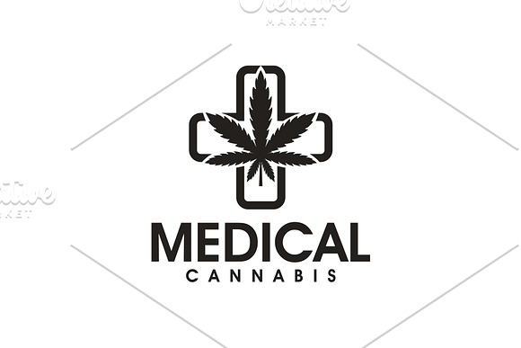 Medical Cannabis in Logo Templates - product preview 3