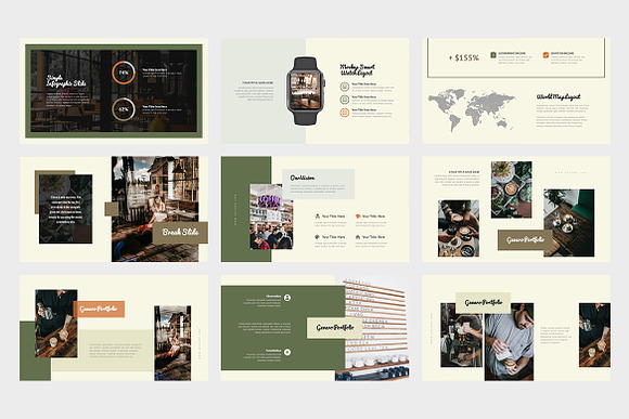 Gevaro : Coffee Shop Powerpoint in PowerPoint Templates - product preview 2