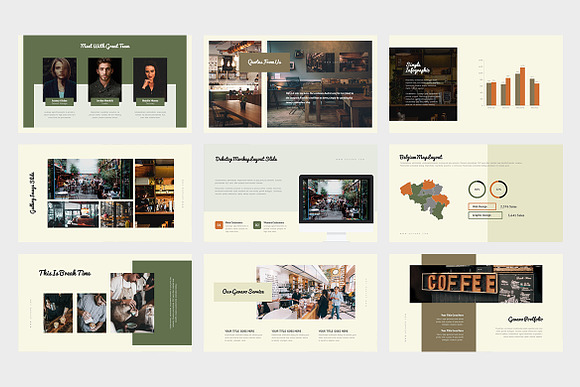 Gevaro : Coffee Shop Powerpoint in PowerPoint Templates - product preview 3