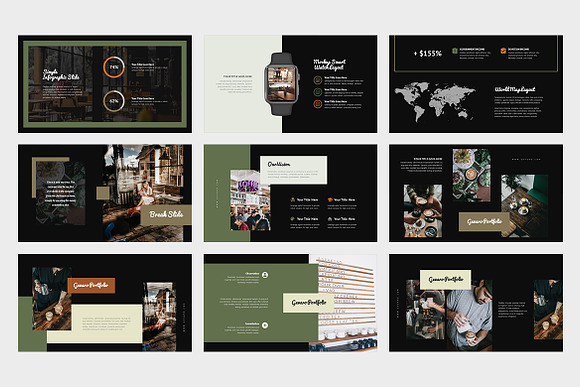 Gevaro : Coffee Shop Powerpoint in PowerPoint Templates - product preview 8