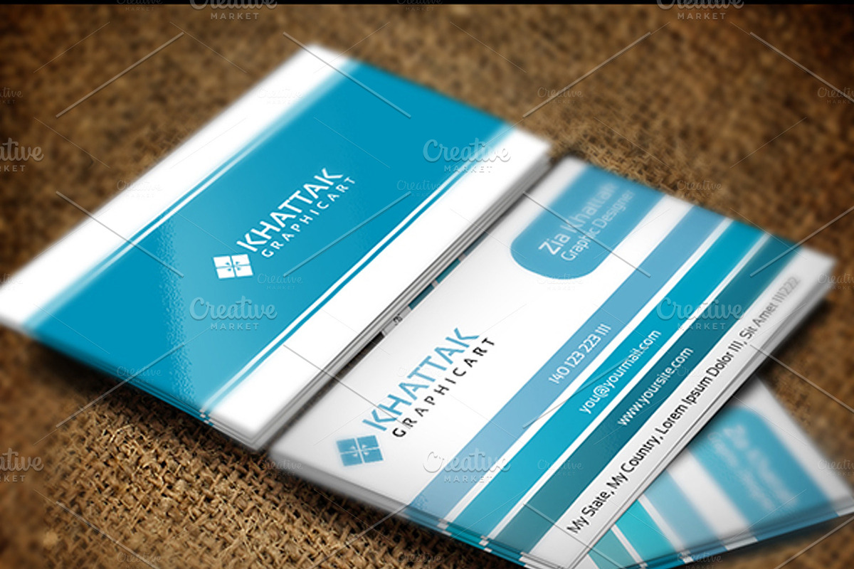 Khattak Business Card in Business Card Templates - product preview 8