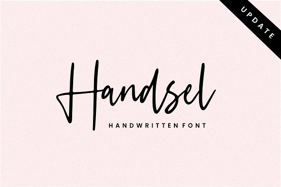 Handsel - Handwritten Font in Script Fonts - product preview 7
