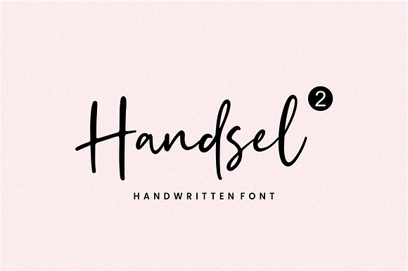 Handsel - Handwritten Font in Script Fonts - product preview 8