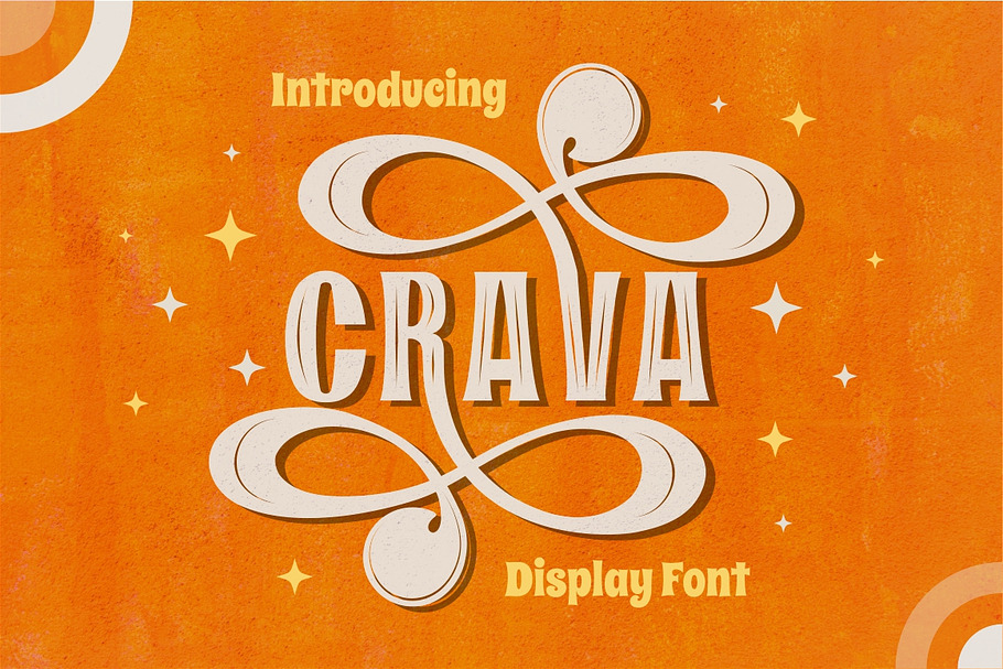 Crava in Display Fonts - product preview 8