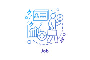 Job concept icon