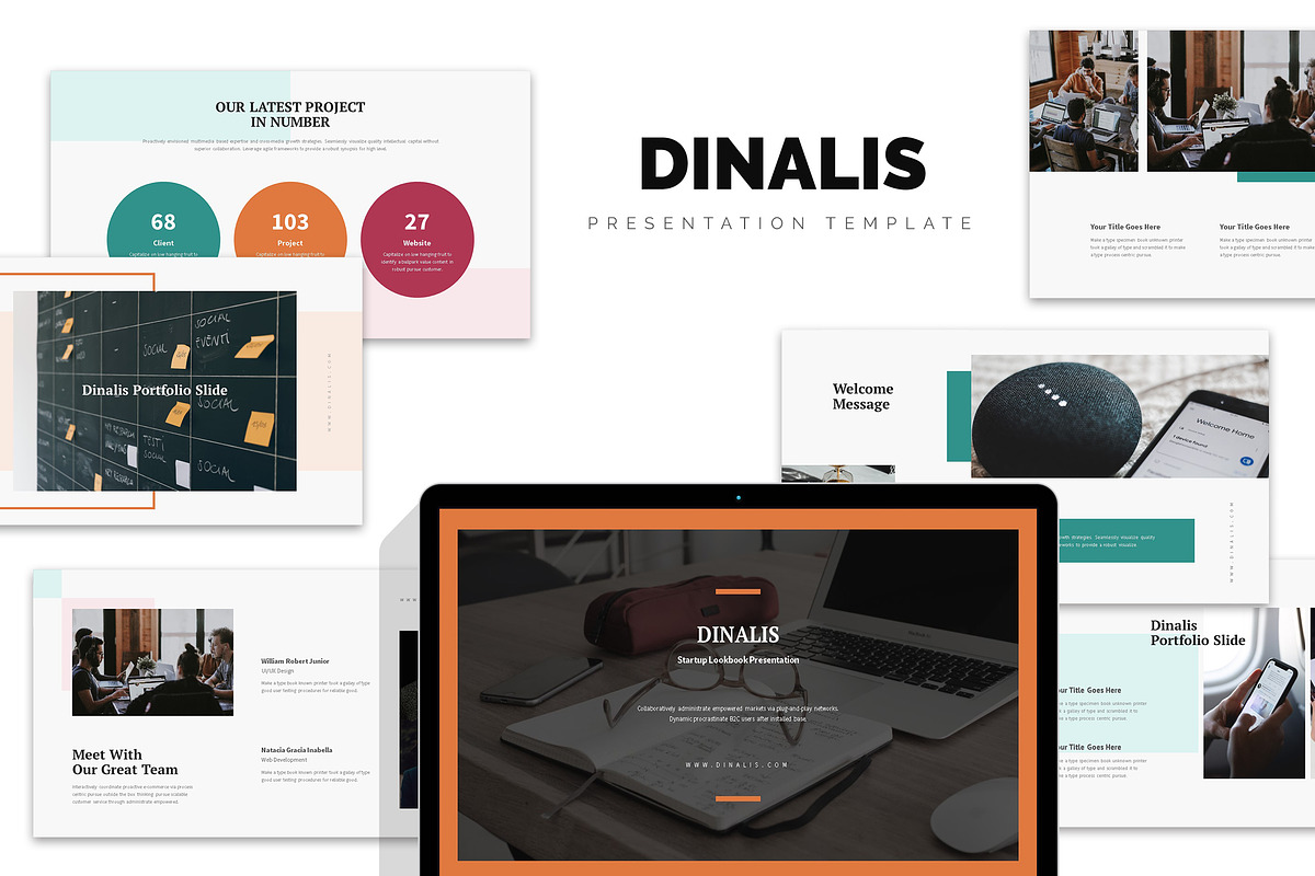 Dinalis : Startup Pitch Powerpoint in PowerPoint Templates - product preview 8