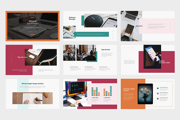 Dinalis : Startup Pitch Powerpoint in PowerPoint Templates - product preview 1