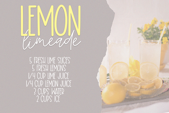 Lemon Lime - A Handwritten Font Duo in Script Fonts - product preview 2