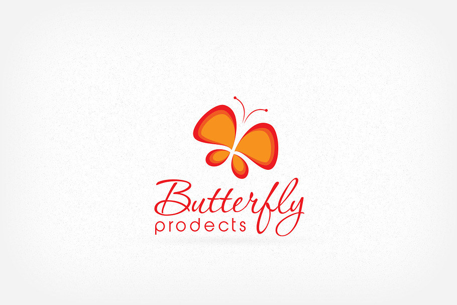 Feminine Butterfly Logo