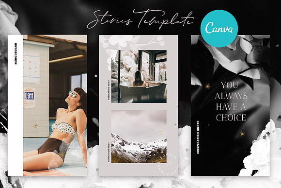Instagram Stories & Post in Canva in Instagram Templates - product preview 3