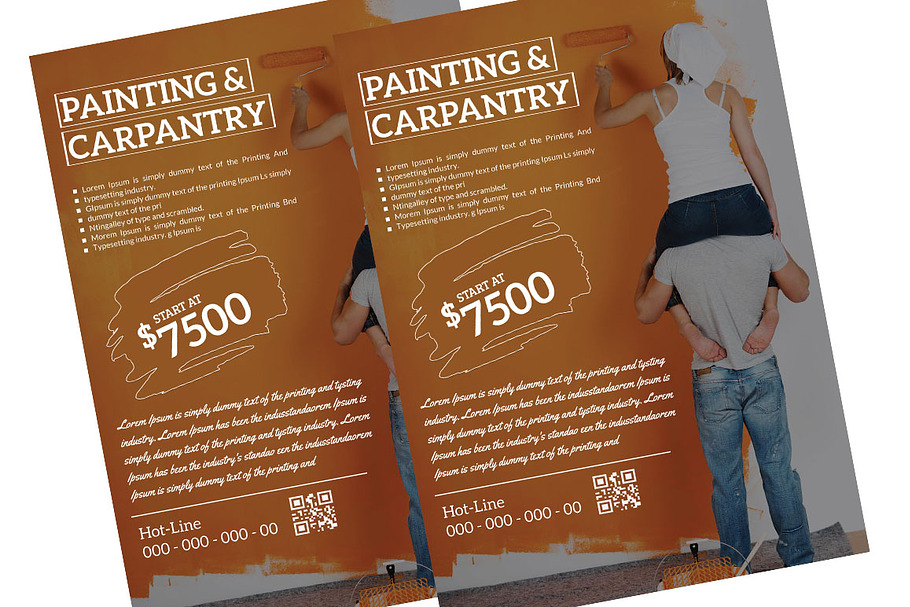 Pantting & Carpentry Flyer Template