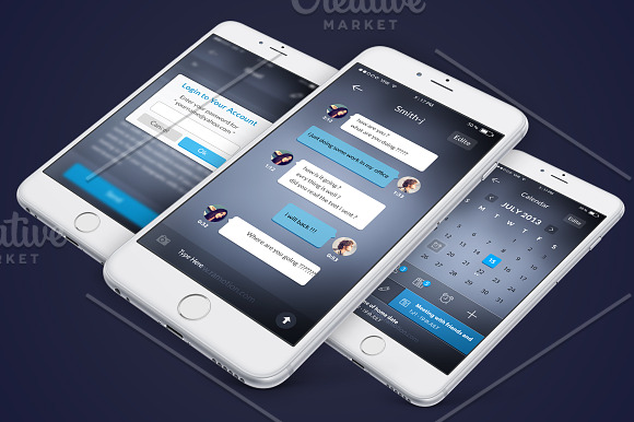 Mobile App UI&UX in App Templates - product preview 4