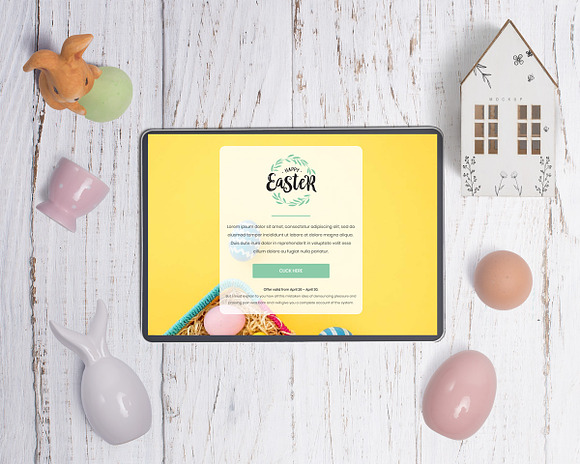 3 Easter Email Bundle in Mailchimp Templates - product preview 2