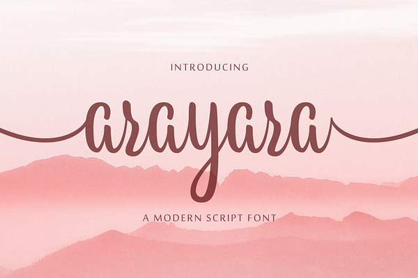 Arayara Script Font