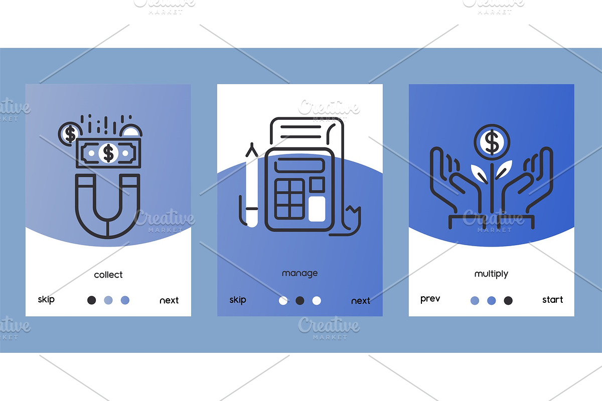 Money vector pattern financial bank in Illustrations - product preview 8