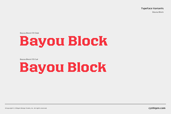 Bayou Block in Block Fonts - product preview 3