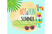 Hot and Fun Summer Poster with