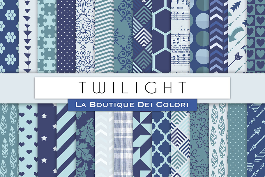 Twilight Digital Papers in Patterns - product preview 8