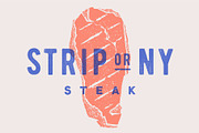 Steak, Strip or New York. Poster