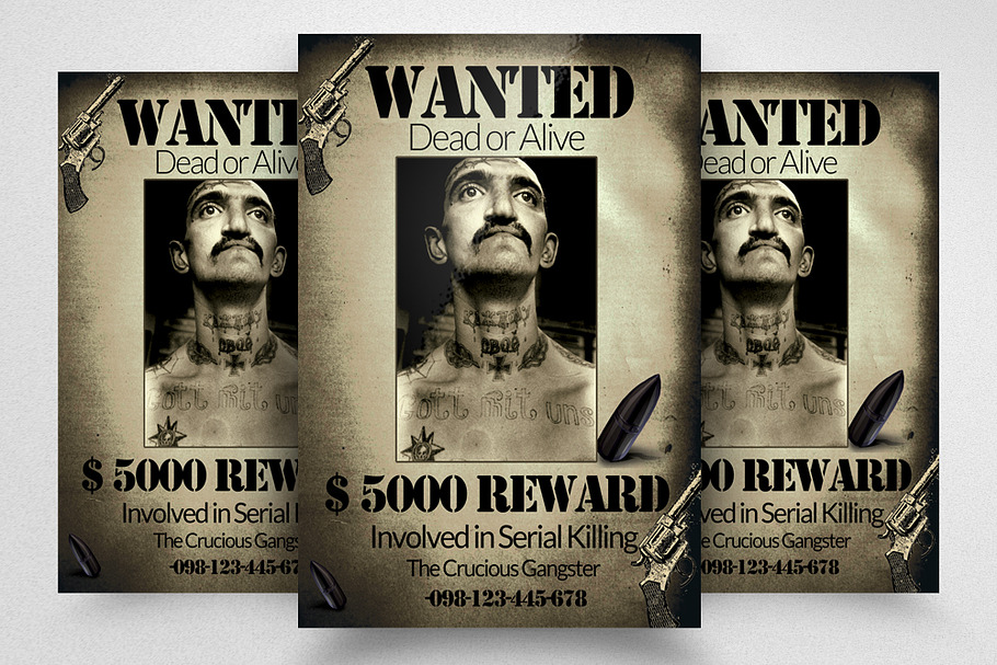 wanted Flyer Template