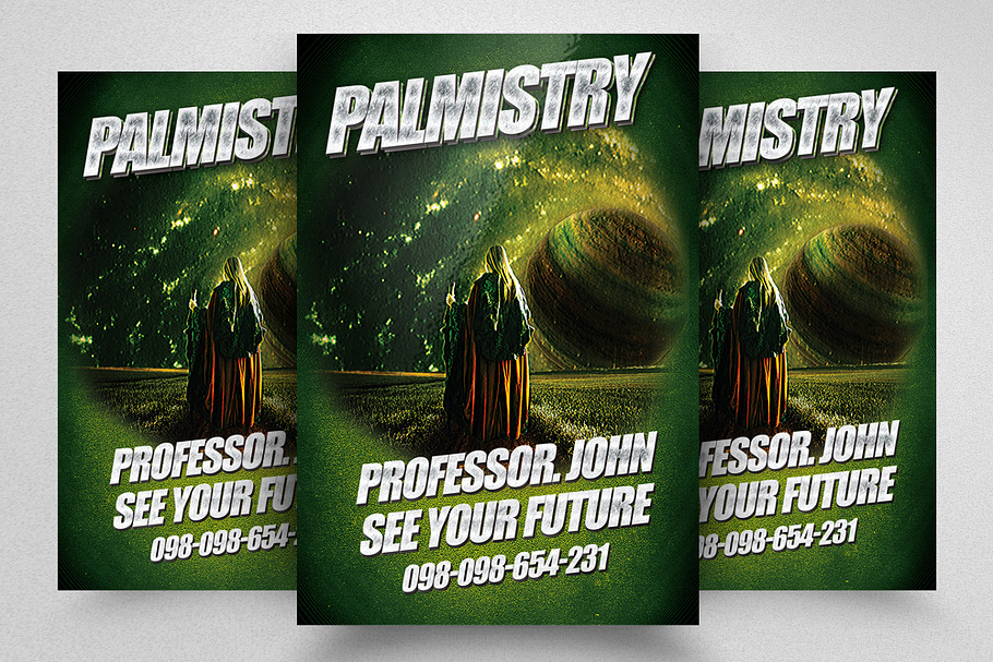 Palmistry Flyer Template