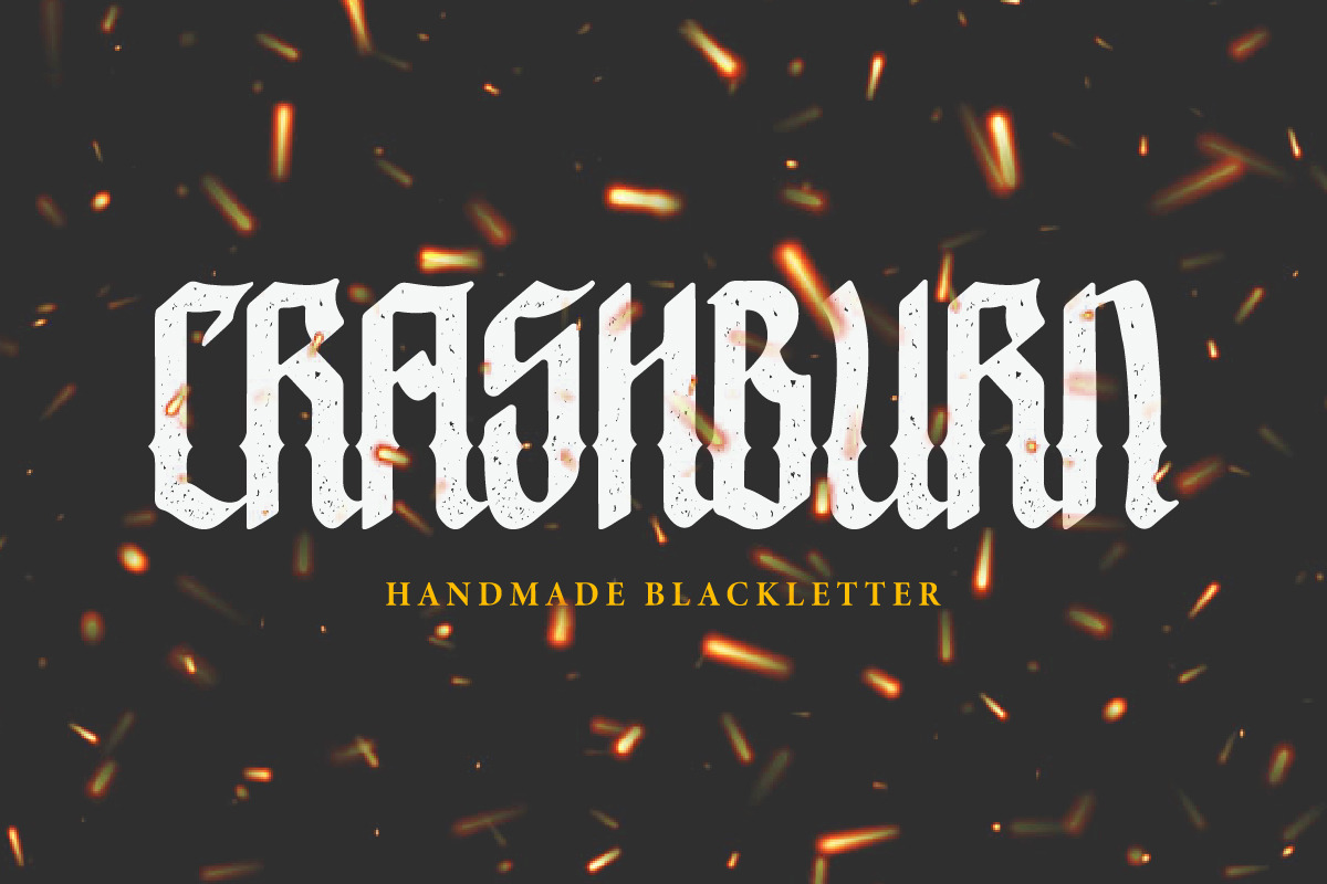 Crashburn | Blackletter Font in Blackletter Fonts - product preview 8