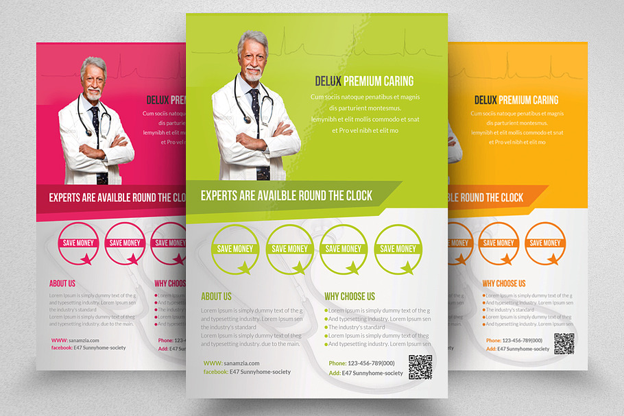 Medical Flyer Template in Flyer Templates - product preview 8