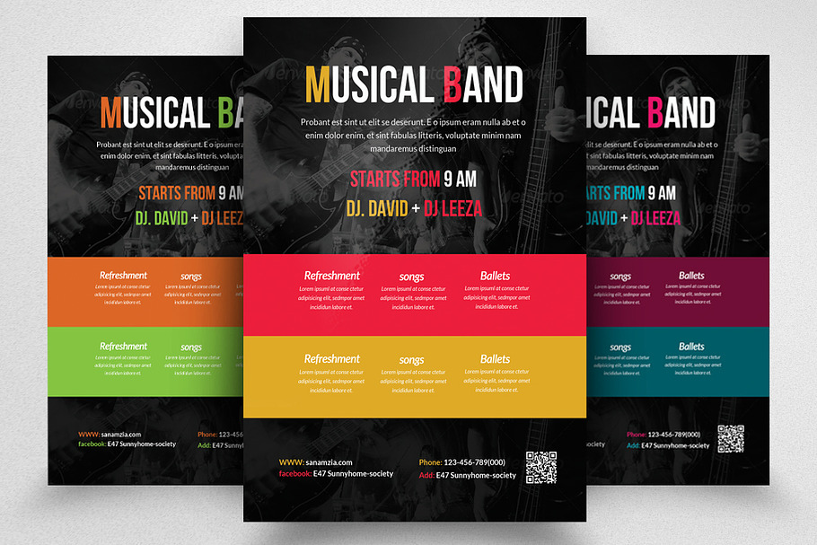 Music Concert Flyer in Flyer Templates - product preview 8